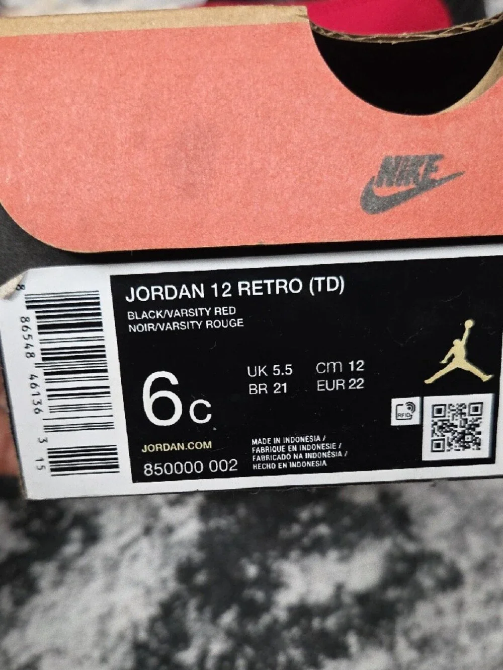 Jordan 12 Retro - Flu Game Toddler Sneakers